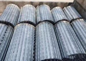 China Food Grade 304 SS Plate Link Conveyor Belt For Palm Oil Fruit Machine on sale