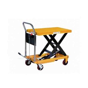 China Transport Trolley with Hydraulic Hand Scissor Lift Table and Power Steering System for Operation Model JTHL-300A on sale