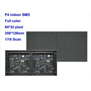 P4 Indoor RGB LED Module with 4mm Pixel Pitch and 1200cd Brightness for High