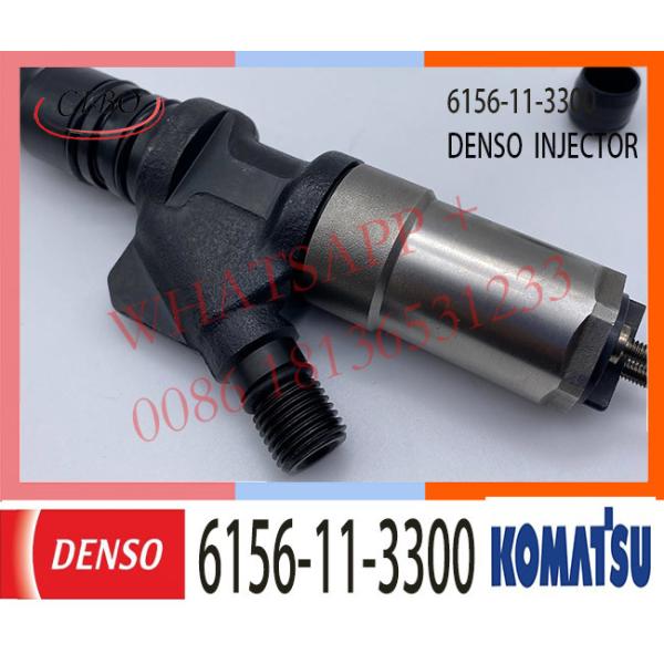 6156-11-3300 DENSO Diesel SAA6D125 Engine Fuel Injector Excavator PC400-7 PC450-7 6156-11-3300