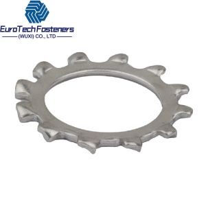 9/16" Stainless Steel Shakeproof External Serrated Lock Washer ASME B18.21.1 M3