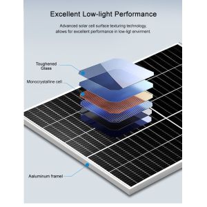 Rotating Shading Protection Solar System High Power Solar Panels