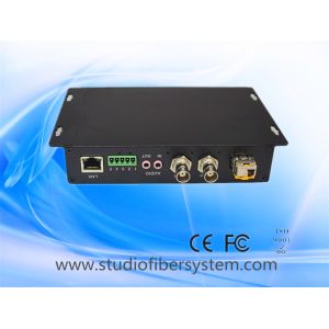 3g/hd sdi fiber multiplexer with bidi rca audio&rs422&10/100M ethernet