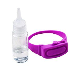 China Reusable Silicone Hand Sanitizer Wristband on sale