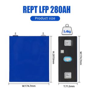 US warehouse In Stock Lithium Ion Solar Battery REPT Rechargeable 3.2V 280Ah