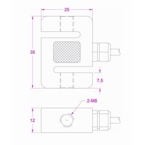 20kg Traction Load Cell 50kg Traction And Compression Load Cell 100kg