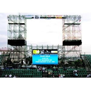 China Simple Structure Fan-less P7.8 Outdoor LED Stage Screen with 5500nit Brightness on sale