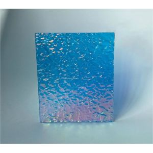 1/8" Lridescent Glacier Lce Rainforest Texture Acrylic Sheet Indoor Use Home