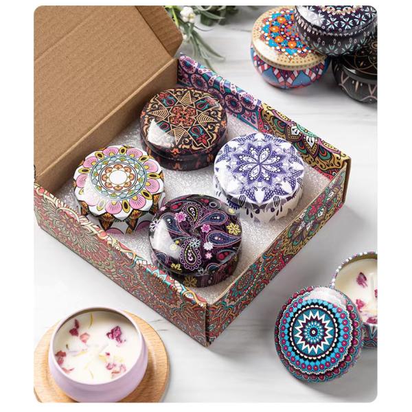 Luxury Seal Sticker Label Cardboard For Candles Recycled Materials