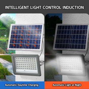 Cheap IP65 Solar Powered LED Outdoor Lights 100W 6000K LED Flood Light for sale