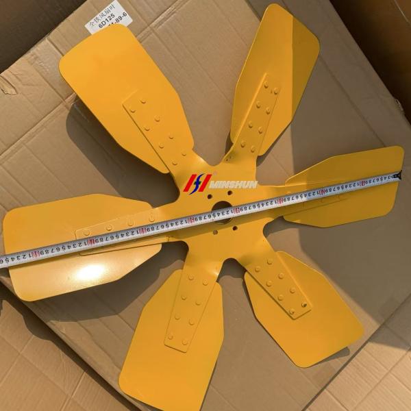 Quality Komatsu 6D125 Engine Fan Blade 850mm Overall Diameter Low Maintenance 6 Blades wholesale