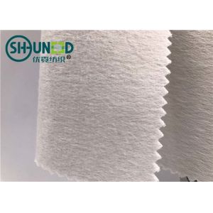 100% Wool Tie Interlining Fabric Plain Weave Woven Eco Friendly For Bag