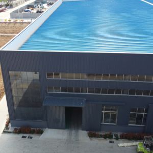 Lightweight Prefabricated Steel Warehouse with Overhead Crane