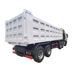 3 Axle 13T12 Tires Complete HYVA Hydraulic Lifting Cylinder Lifting System Dump