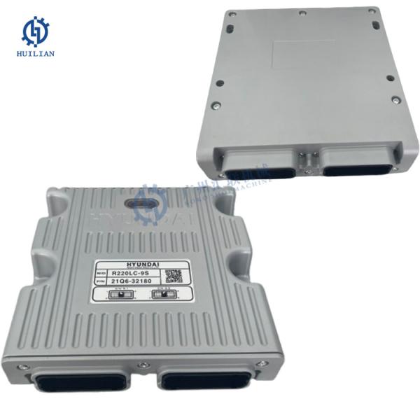 Quality 21Q6-32180 21Q6-32181 ECU Controller For Hyundai R220LC-9S Excavator 2 Plug Computer Board Control Panel with Program wholesale