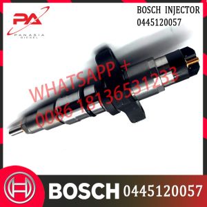 Common Rail Assembly Diesel Fuel Injector 0445120057 With Nozzle For Fiat
