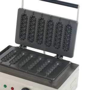 220V-240V Voltage Hot Dog Lolly Waffle Maker Machine for Non-stick Corn Crispy