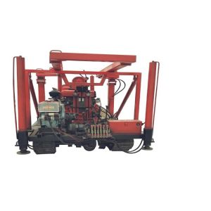 China ST 300 Trailer Mounted Water Well Drilling Rig With Drill Hole 300mm on sale