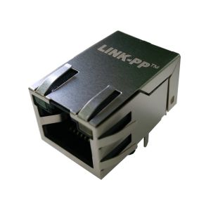 Cheap PCB Mounting RJ45 Modular Jack 08B0-1G1T-06-F Tab-up W/LED Replace LPJ2011KWNL for sale