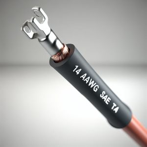 14 AWG SAE to Tinned Copper Pigtail Cable for Solar Automotive