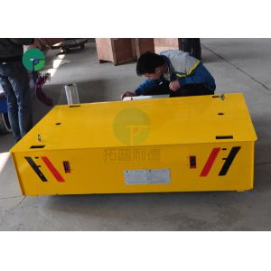 high temperature proof 50 ton railway transfer electric motorized cart for dies