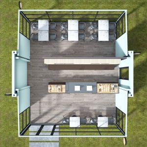 New Arrivals Container House Manufacture Modular Container Expandable Prefabrica