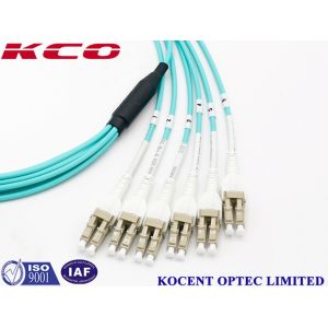 Switchable LC Uniboot MPO Multimode Fiber Optic Patch Cord OM1 OM2 OM3 OM4