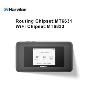 5G WiFi Router with 5000mAh Battery 1200Mbps Speed and 16 User Support Pocket
