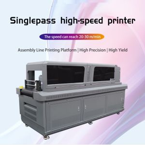 China Ink Type LED Environmental UV Ink Printer Machine For Plastic Speed Printing Speed Up To 200 Sqm/h on sale
