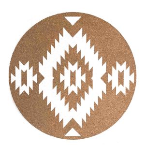 DIY Personalized Round Cork Placemats Trivets Antiskid Good Resilience