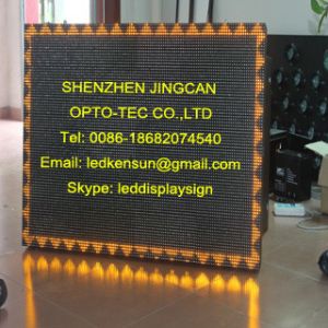 Outdoor 1R1G1B Single Color Led Display P10 , IP65 Waterproof Led Sign