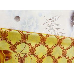 Polyester Warp Knitted Printed Mattress Quilting Fabric Customized 120gsm