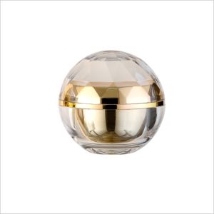 Diamond Shaped Empty Luxury Cosmetic Jars Plastic Cream Container