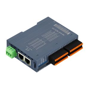 TCP/IP Modbus I/O Slave Module NPN and PNP supported 16 Port DI DO DIN Mounted