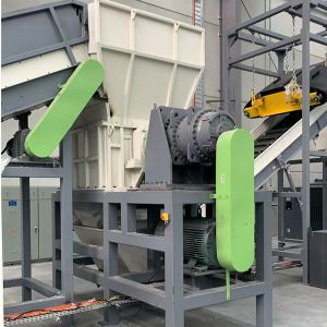 Plastic Grinding Machine PP / PE Films Pre Shredder Machine PP Woven Bags