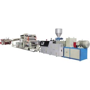 Multifunctional Plastic Sheet Extruder Machine For PC PS HIPS ABS PP PE