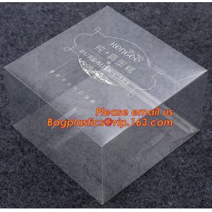 Soft Crease Folding PVC Clear Plastic Box, Custom Design Clear Plastic Box , PVC