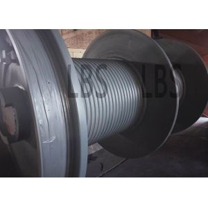 Galvanized Lifting Or Traction Double Grooved Winch Drum For Ship