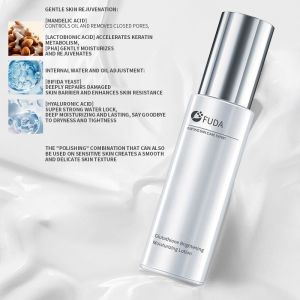 Glutathione Brightening Ceramide Face Lotion Moissturizer Flaky Sensitive Skin