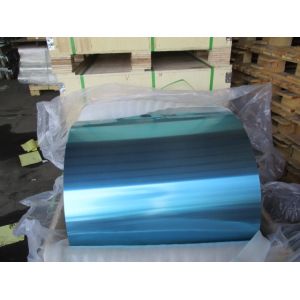Blue / Golden Epoxy Coated Aluminum Foil 0.18MM Width In Heat Exchanger
