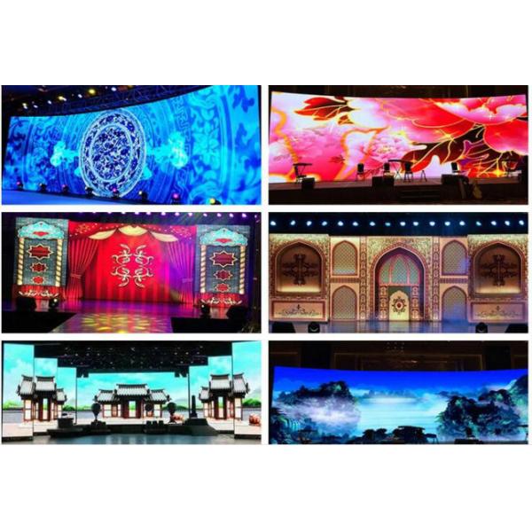 1000 Nits P3.91 412dos/sqm Indoor Rental LED Display 16 Bits