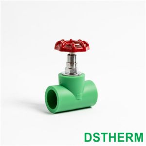 Equal Shape Ppr Stop Valve Injected Smooth Surface Elegant Appearance