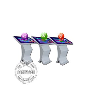 43 Inch Podium Windows All In One Pc Interactive Query Machine 10 Points Ir /