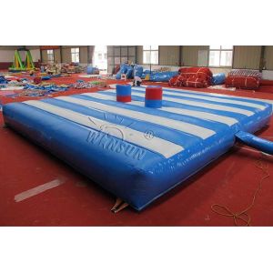 PVC Material Inflatable Jousting Arena With Air Blower And Repair Kits