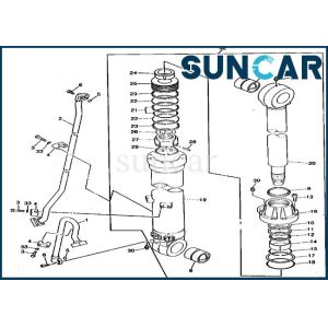 China 790 JOHN DEERE TH102827 Arm Seal Kit Hydraulic Cylinder Sealing Kit For Excavator on sale