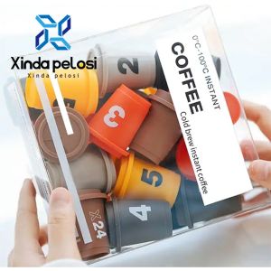 Refillable Dolce Coffee Capsule Set Scoop Brush Food Grade PP Soft Coffee Pods