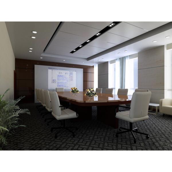 Modern Large Dimmable Led Recessed Ceiling Lights / 18W Round Panel Lighting