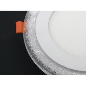 White +Blue colorful panels 3+3W Double Color Ceiling Round Indoor Led Panel