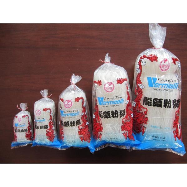Vermicelli Coarse Cereal Type Bean Thread Rice Sweet Oriental Style Low-fat Noodle Green Bag Packing SHANDONG Mung Bean