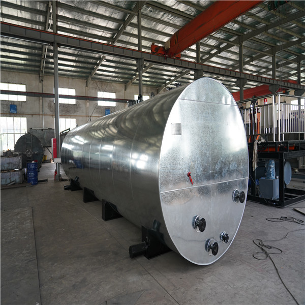 Quality 4 Transverse Base Round Shape Bitumen Tank With Thermal Oil Coils Inside wholesale